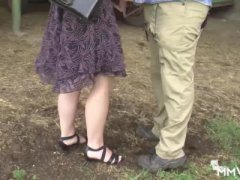 Cuplu matur fac sex in fan