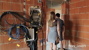 Sefa venita in inspectie pe santier fututa de constructor